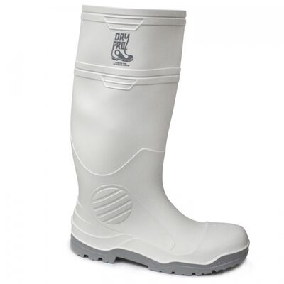 BOTA SANITARIA DRY PRO BLANCA CC ACERO SUELA GRIS ANTIDERRAPANTE T8