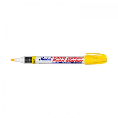 Marcador Markal Valve Action 96821 Pintura Amarillo Punto Medio 3 Mm Pieza