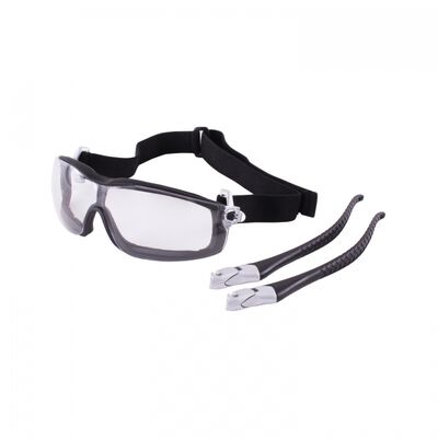 LENTE MCR CREWS DE POLICARBONATO ARMAZON NEGRO MICA CLARA ANTIEMPANANTE