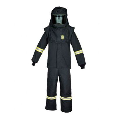 KIT PARCO ELECTRICO OBERON NEGRO CCINTA REFLEJANTE ATPV 100 CALCM2 CSISTEMA DE VENTILACION Y LAMPARA LED TL