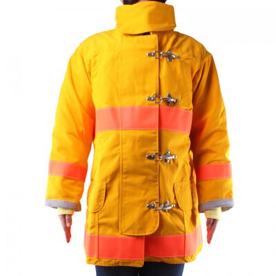 CHAQUETON DE BOMBERO FIREPRO NOMEX AMARILLO 35 IN TM