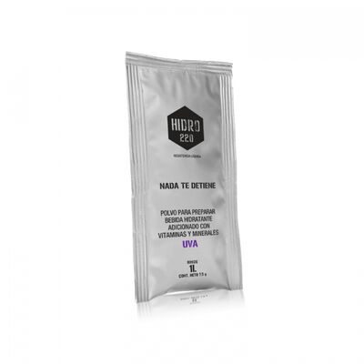 Bebida Hidro 220 en Polvo CStevia Uva 1 L