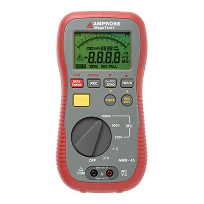 COMPROBADOR AMPROBE AMB45 RESISTENCIA HASTA 1000V CON MEDICION DE TENSION A 600V
