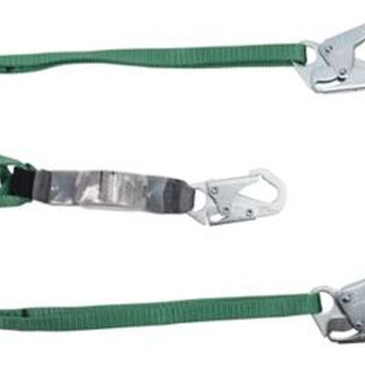 Linea de Vida Msa CAbsorbedor de Energia Serie V Estandar Ajustable de Dos Piernas 1.8 M (6 Ft) Ganchos de Seguridad Grandes 36 Cl
