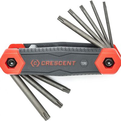 JUEGO CRESCENT CHKFT8 LLAVES HEXAGONALES TORX