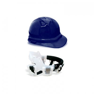 Casco Tipo Cachucha Iga Plagosur C Clase e Suspension de 6 Puntos Ajuste Intervalos Azul Marino