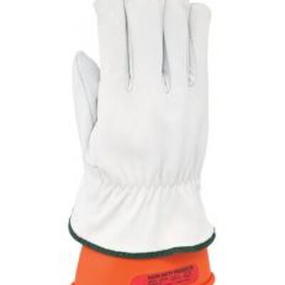 GUANTE ENCON PELECTRICISTA DE PIEL NATURAL CLASE 00 Y 0 CON PUÑO DE SEGURIDAD T10
