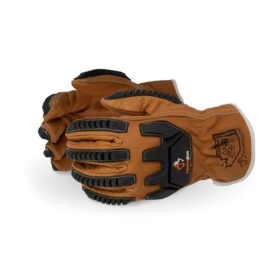 GUANTE SUPERIOR GLOVE ENDURA DE PIEL ANTI IMPACTO PARCO EL&Eacute;CTRICO ATPV 34 CALCM2 CAF&Eacute; TL