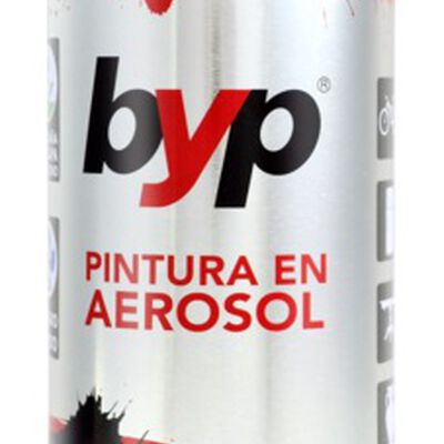 ESMALTE EN AEROSOL BYP APSPR002 ALQUIDALICO BLANCO BRILLANTE DE 400 ML