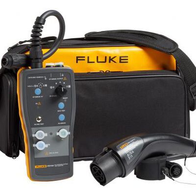 ADAPTADOR FLUKE FLKFEV100TY1 PRUEBA CON CONECTOR Y CABLE TIPO 1 PARA ESTACIONES DE CARGA PARA VEHICULOS ELECTRICOS