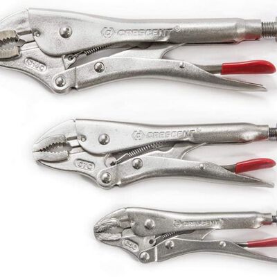 PINZA CRESCENT CLP3SETN DE PRESIÓN CON CORTA CABLE 5IN 7IN 10IN