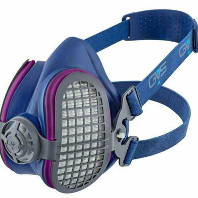 Respirador Media Cara Gvs Elipse TpeNylon CFiltros P100 Particulas Humos Neblinas Incluidos TML