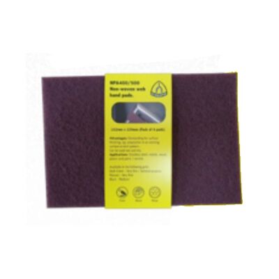 Hoja Abrasiva Klingspor Nwafine6x94660 de Fibra Sintética Óxido de Aluminio de 6 X 9 In Serie Nwa Fino