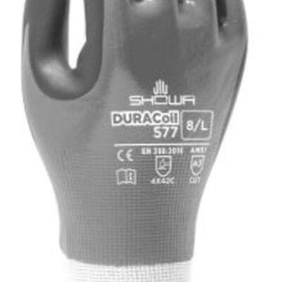 Guante Showa 577 Nitrilo Espumado sobre Recubrimiento de Nitrilo Completamente Sumergido TS