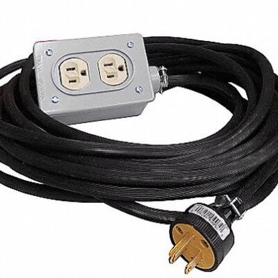 EXTENSIÓN ELÉCTRICA ARROW HART WDFS51515 CCAJA FS RECEPTÁCULO DUPLEX 15 A 125 V DE 15 M USO RUDO
