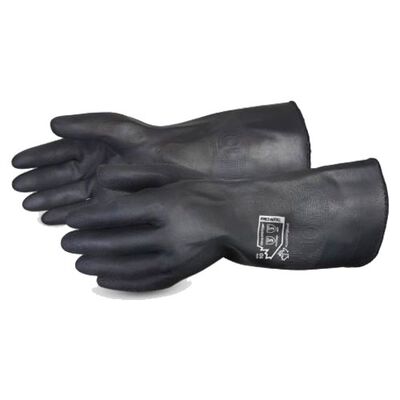 GUANTE SUPERIOR GLOVE CHEMSTOP DE NEOPRENO NEGRO T8