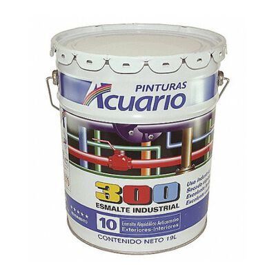 Pintura Epoxica Acuario 63990 1x1b 602 Gris Maquinaria de 19 L