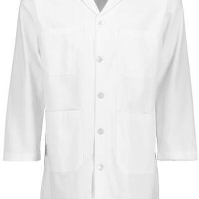 BATA UNITAM PARA LABORATORIO 100% ALGODON BLANCA MANGA LARGA T-40