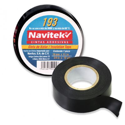 Cinta Aislante Economica Navitek 193 81931900940 19mmx9.2m