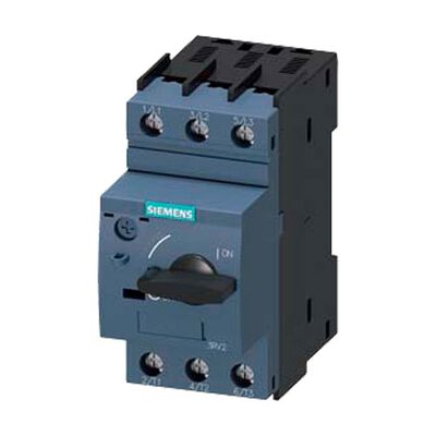 INTERRUPTOR AUTOMATICO SIEMENS 3RV20111HA10 TAMAÑO S00 PARA PROTECCION DE MOTORES CLASE 10 DISPARADOR POR SOBRECARGA CON RETARDO SEGUN INTENSIDAD 55...8 A DISPARADOR DE CORTOCIRCUITO 104 A BORNE DE TORNILLO PODER DE CORTE ESTANDAR