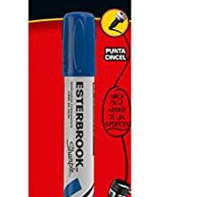Marcador Esterbrook 1812749 Tinta Azul Punta Cincel Permanente Pieza