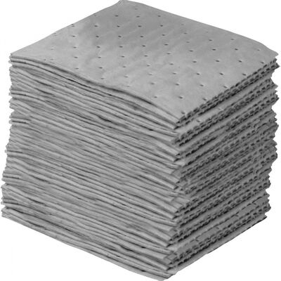 TOALLA ABSORBENTE BRADY SRP100 UNIVERSAL 7.5 X 10 IN CAJA DE 100 ALMOHADILLAS