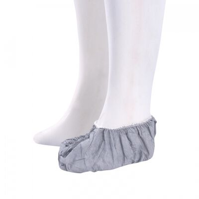 CUBRE BOTA DUPONT TYVEK ANTIDERRAPANTE GRIS CON ELASTICO 5 IN ALTURA