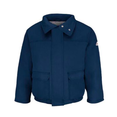 CHAMARRA BULWARK P/ARCO ELECTRICO DE ALGODON/NYLON AZUL MARINO ATPV 34 CAL/CM2 T-M