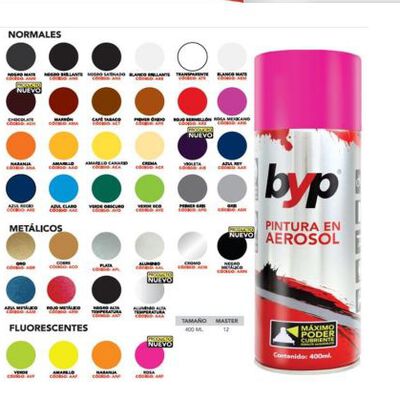 PINTURA BYP APSPR007 EN AEROSOL AZUL REY DE 400 ML