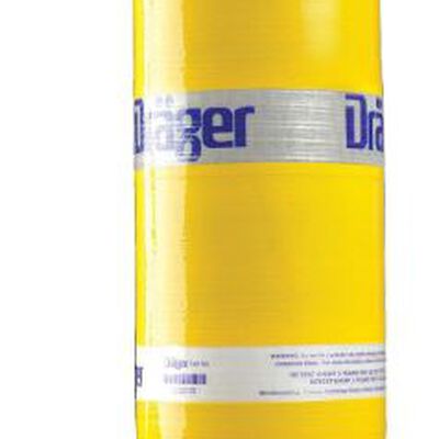 CILINDRO DE AIRE RESPIRABLE DRAGER DE FIBRA DE CARBONO CVALVULA DE 30 MIN DE 2216 PSI