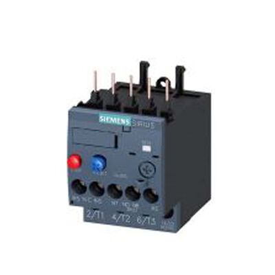 RELE DE SOBRECARGA SIEMENS 3RU21161JB0 70...10 A TERMICO PPROTECCIN DE MOTORES TAMAÑO S00 CLASE 10 CIRCUITO PRINCIPAL ATORNILLABLE CIRCUITO AUXILIAR ATORNILLABLE