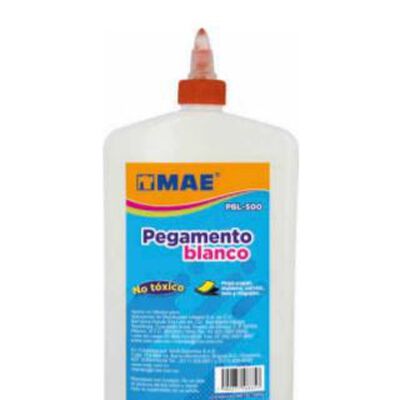 PEGAMENTO MAE PBL500 BLANCO BOTE CON 500 GRS