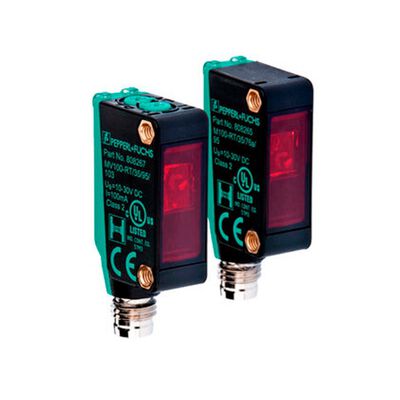SENSOR EMISOR FOTOELECTRICO PEPPERLFUCHS M100RT76A95 DE BARRERA UNIDIRECCIONAL CONECTOR M8 DISTANCIA DE OPERACION 010 MTS