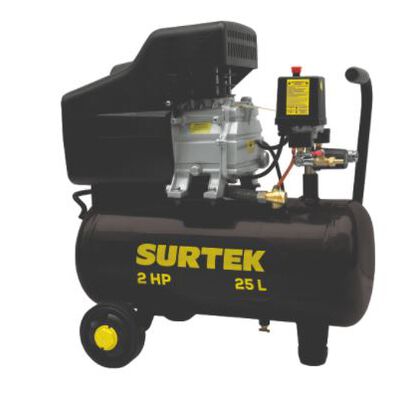 COMPRESOR SURTEK COMP425B DE AIRE 2 HP 25 L