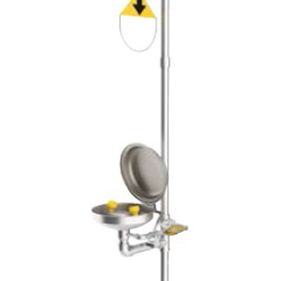 REGADERA LAVAOJOS ENCON DE ACERO INOXIDABLE CASPERSORES ABS AMARILLO