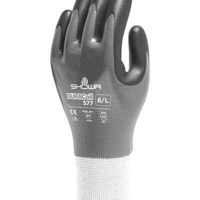 Guante Showa 577 Nitrilo Espumado sobre Recubrimiento de Nitrilo Completamente Sumergido TL