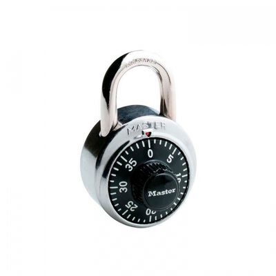 CANDADO MASTER LOCK DE COMBINACION ACERO INOXIDABLE 0.28 IN DIAMETRO 0.75 IN ESPACIO LATERAL 0.81 IN DISTANCIA HORIZONTAL CON CAJA EXTERIOR
