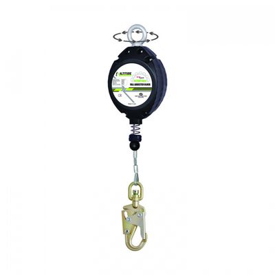 Cable Retractil Altitude Acero Galvanizado 316 In de 20 Ft de Largo con Accesorio de Giro para Anclaje