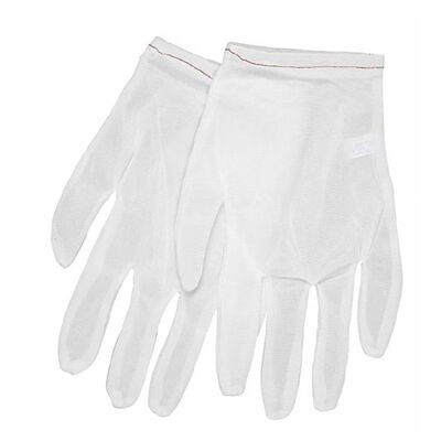 GUANTE MCR INSPECTOR DE NYLON BLANCO TM