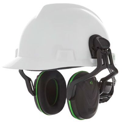 Orejera Msa VGard Adaptable a Casco Nrr 22 NegroVerde