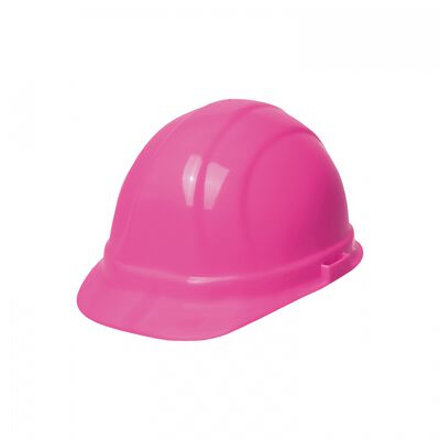 Casco Specfit 8700 Polietileno Rosa HiVis Tipo Cachucha con Suspension de 6 Puntos Ajuste Matraca