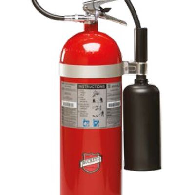 EXTINTOR EXTINFLAM DIOXIDO DE CARBONO (CO2) DE ALUMINIO ROJO CAP 15 LB