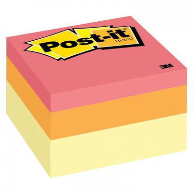 POSTIT 3M 70005249233 CUBO DE NOTAS ADHESIVAS DE COLOR OLA CANARIO DE 3 X 3 IN 400 HOJAS