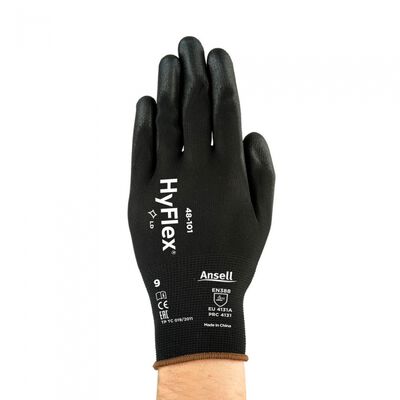 GUANTE ANSELL SENSILITE NYLON PALMA REC POL NGO T8