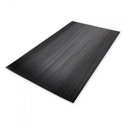 TAPETE DIELECTRICO NOTRAX DE PVC NEGRO 14 IN DE 4 FT X 75 FT