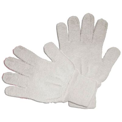 GUANTE MCR TERRY 70% ALGODON 30% POLIESTER BLANCO TM