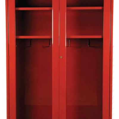 GABINETE EXTINFLAM METALICO P6 EQUIPOS DE BOMBERO ROJO 40 X 122 X 180 CM NO INCLUYE MICA