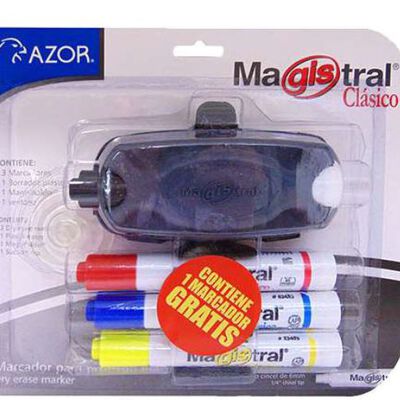 MARCADOR MAGISTRAL AZOR 3 MARCADORESBORRADOR