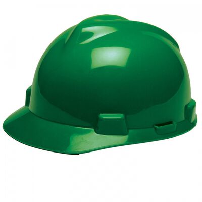 Casco Tipo Cachucha Msa V-Gard Verde Suspension Fas-Trac