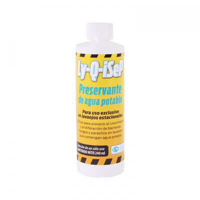 Preservante Kassten de Agua Potable Lyqisep PUso en Estacion de Lavaojos de 240 Ml